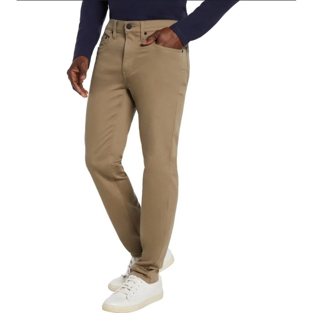 Banana Republic Traveler Tan Chinos Men's 36x34‎ Business Casual Preppy Cotton
